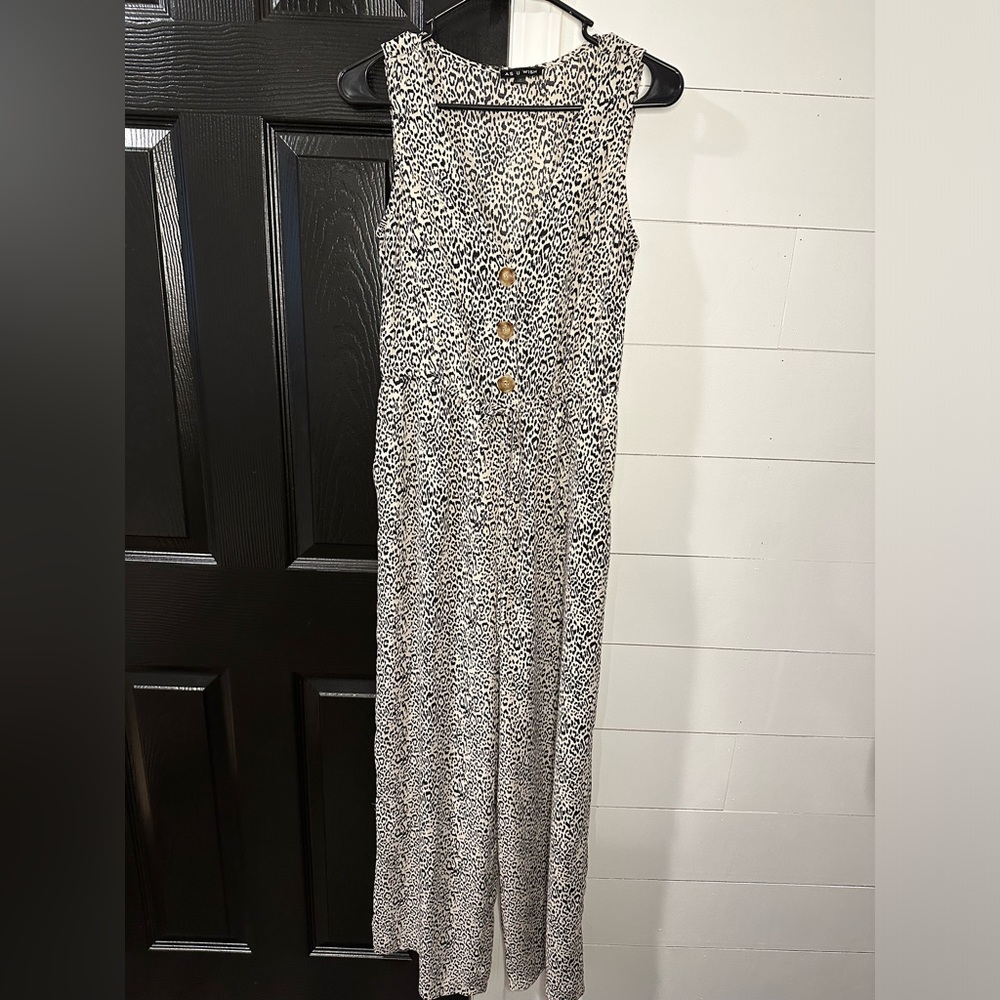 As you wish leopard jumpsuit